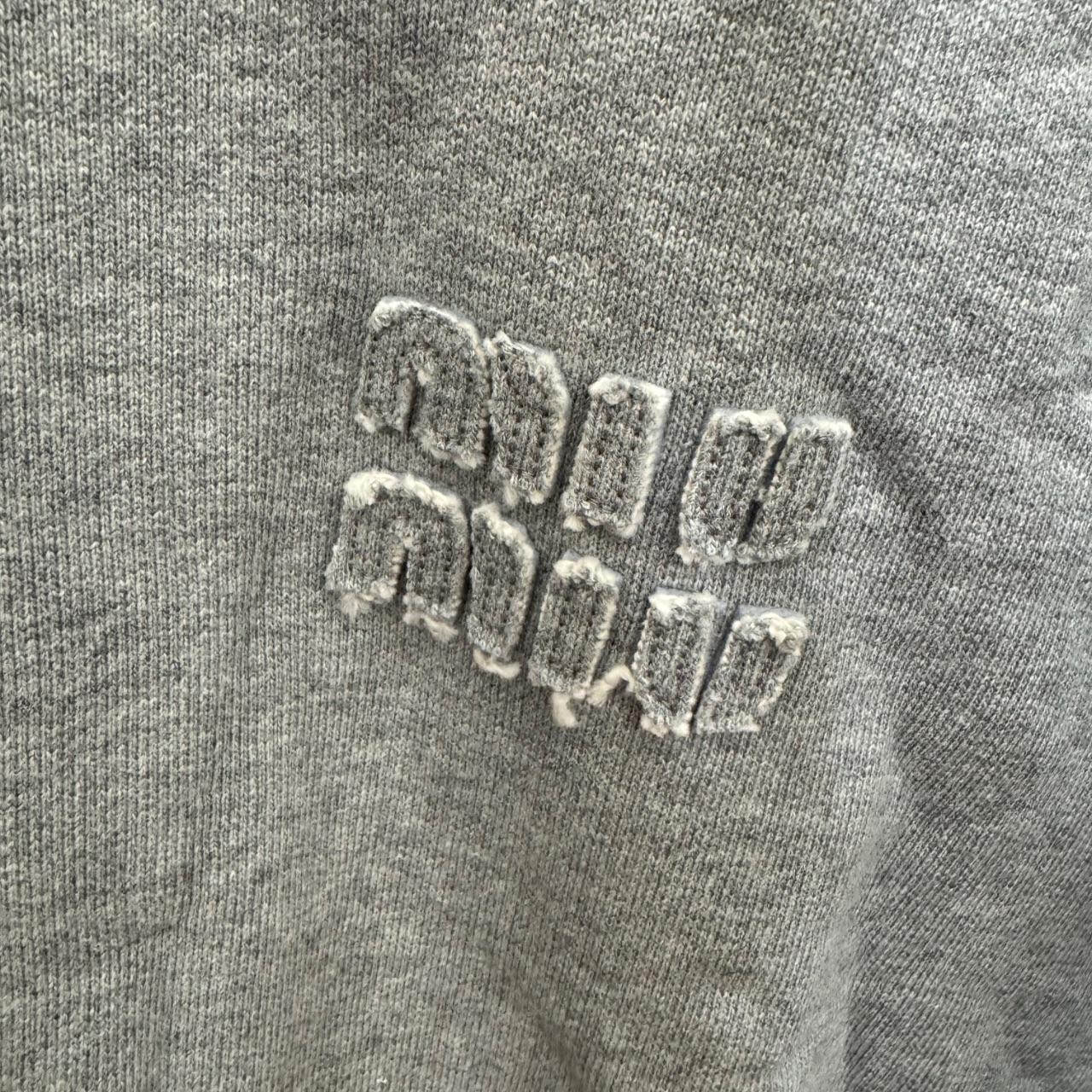 Miu Miu Women's Hoodie - Grey - M – Miu miu FW 20… - image 2