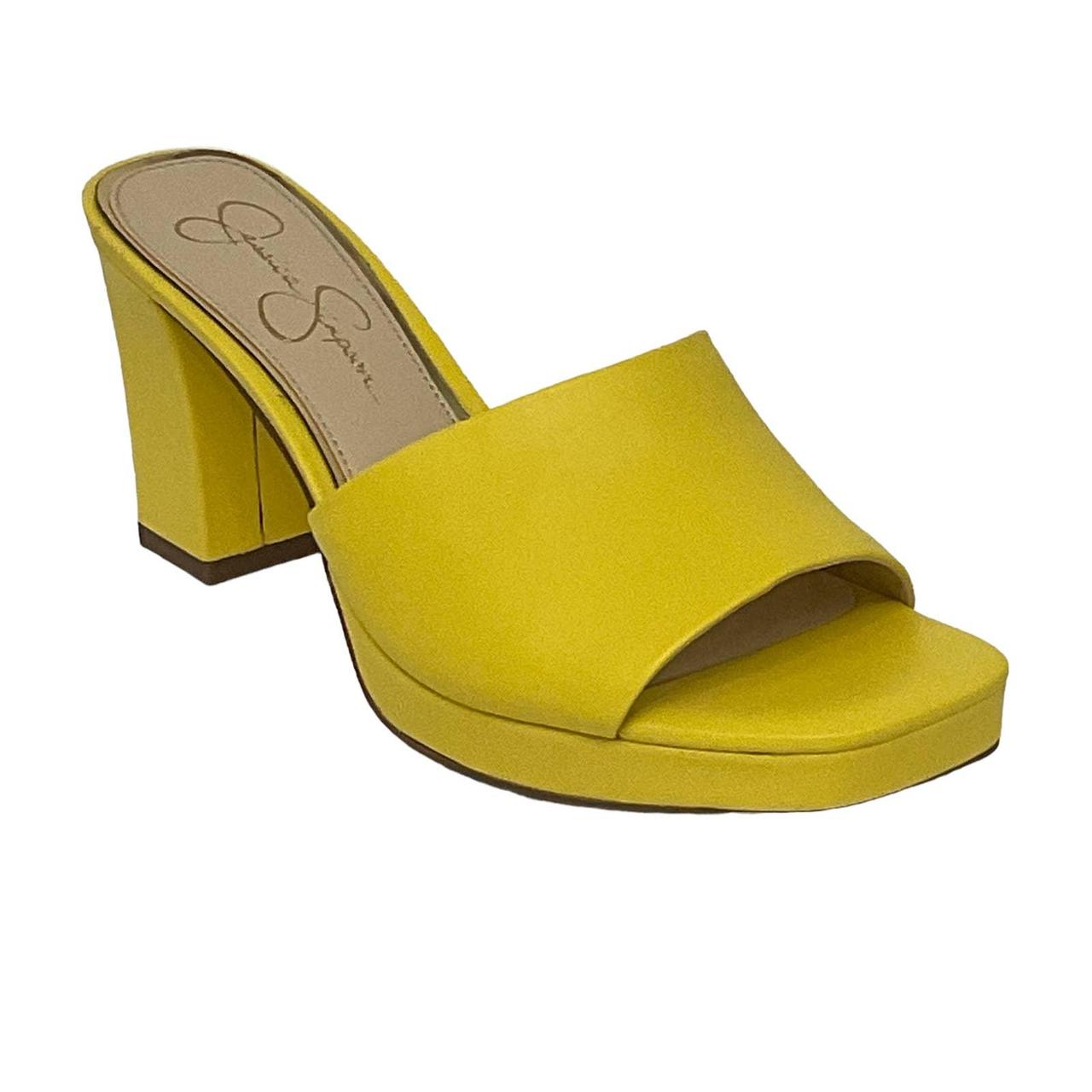 Malibu - Yellow Signature Print - Womens Designer Sandals | Embassy London  USA | Wolf & Badger