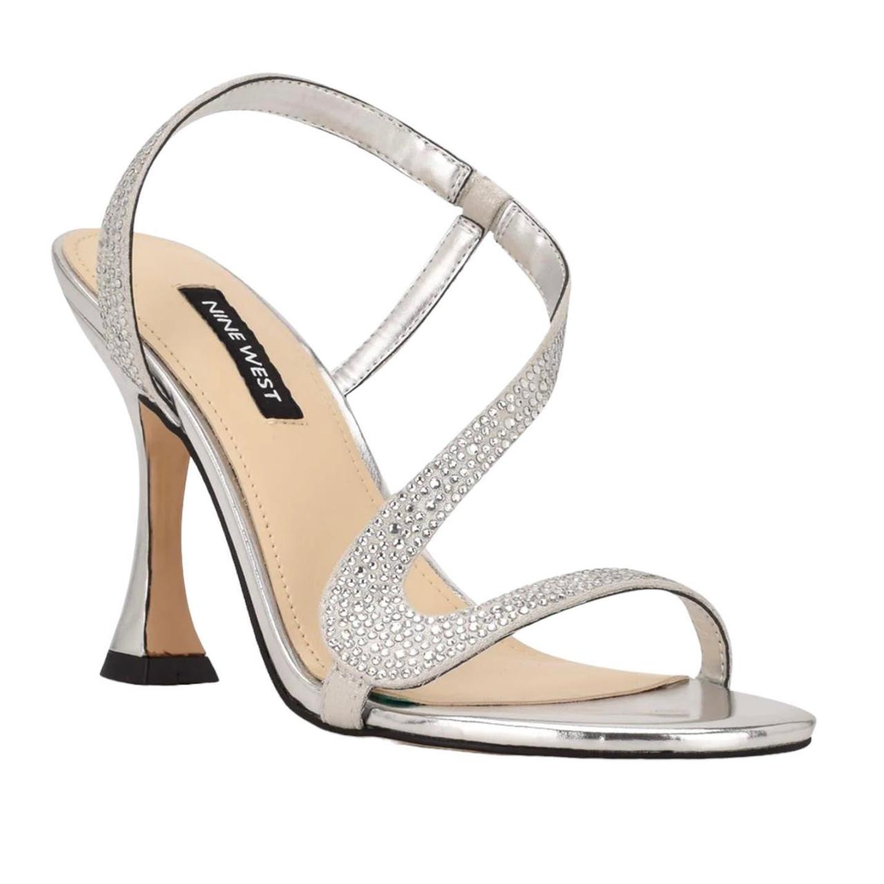 Nine west best sale silver sandals