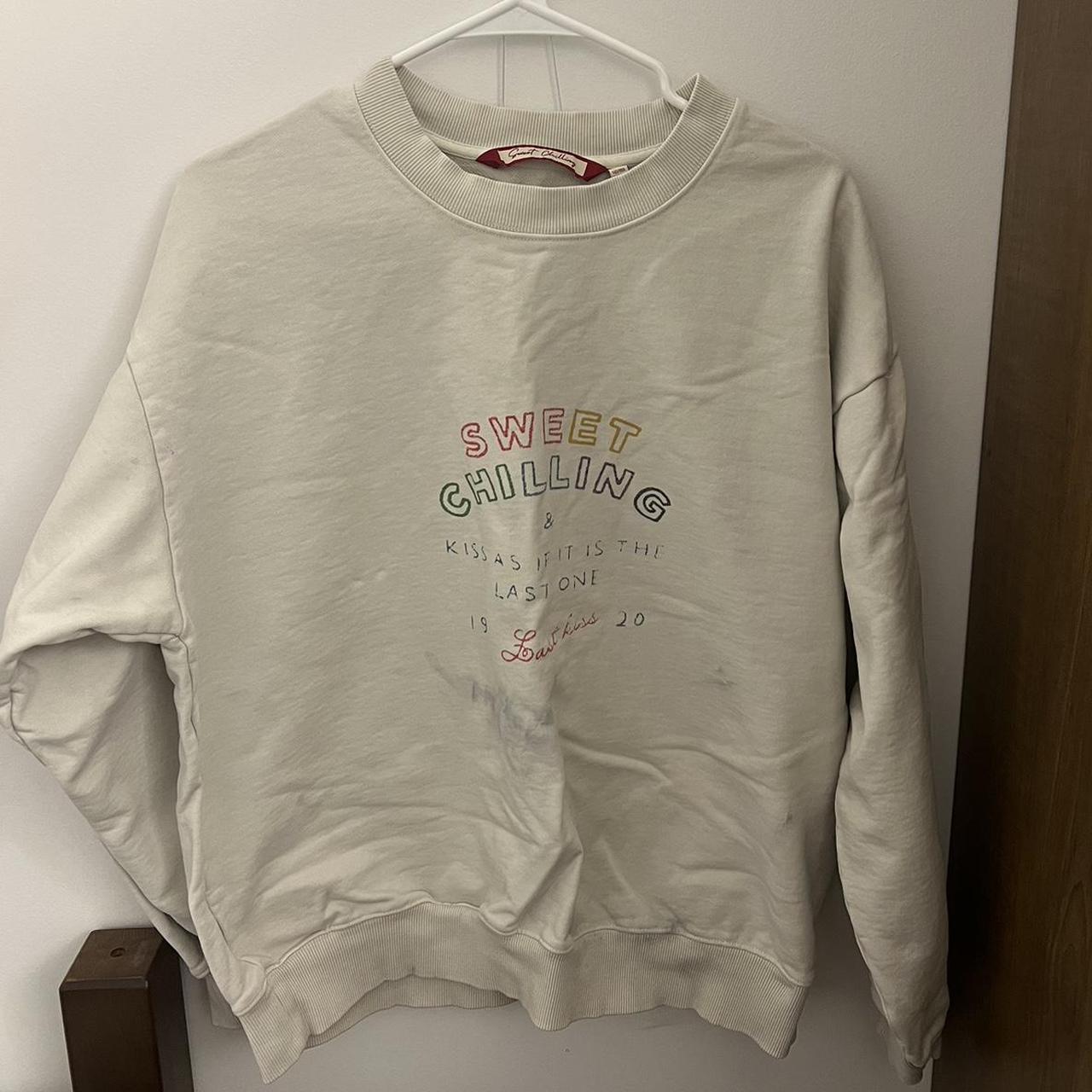 Sweet Chilling Sweatshirt - Depop