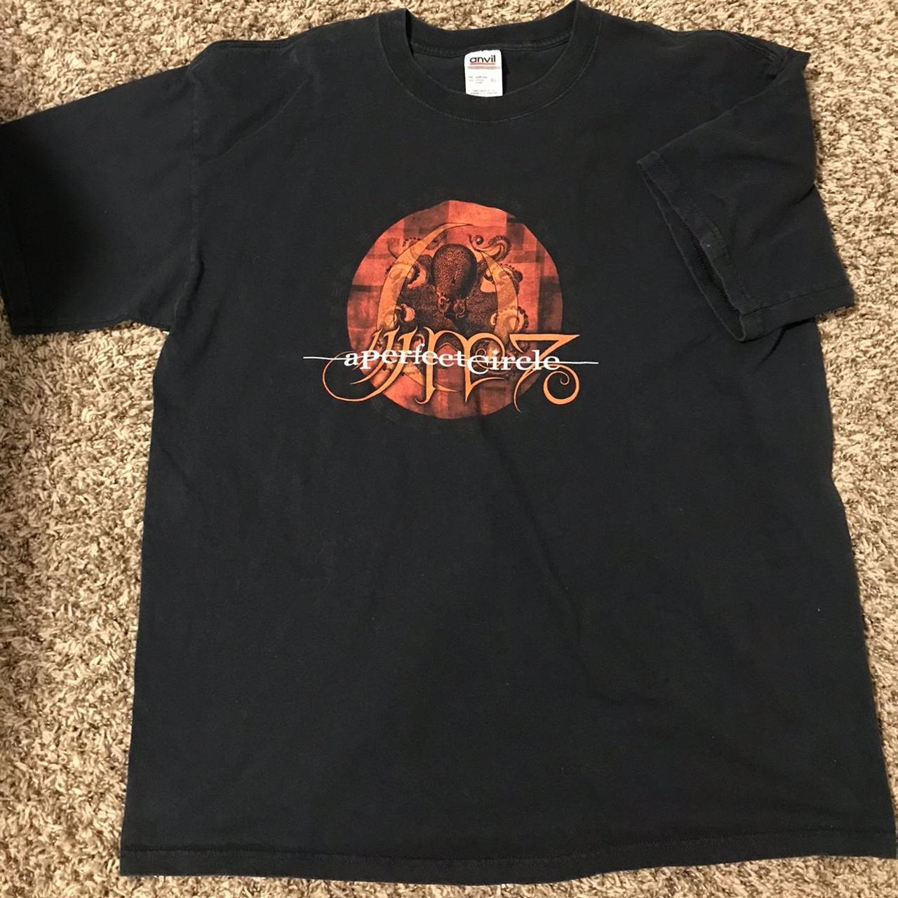 Vintage 90s A Perfect Circle Band Tee On an Anvil | Depop
