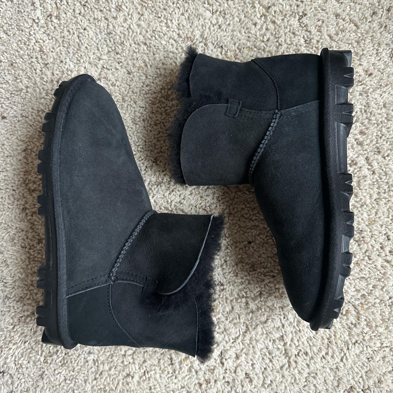 Black knock off Ugg minis From Costco Super soft... Depop