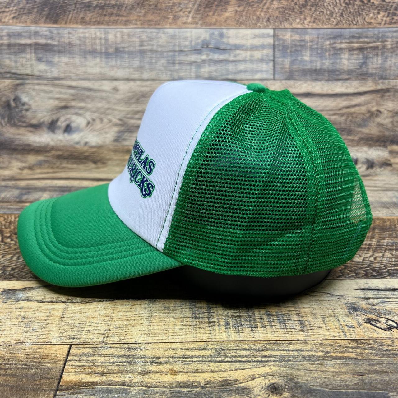 Dallas Texas green and blue SnapBack rope hat Vibe - Depop