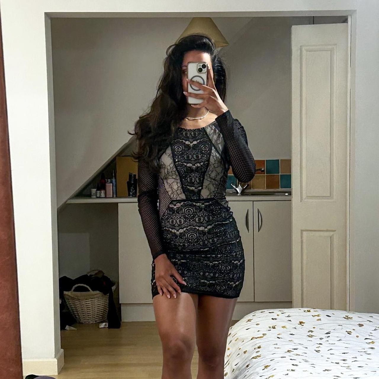 Lace bodycon mini dress best sale