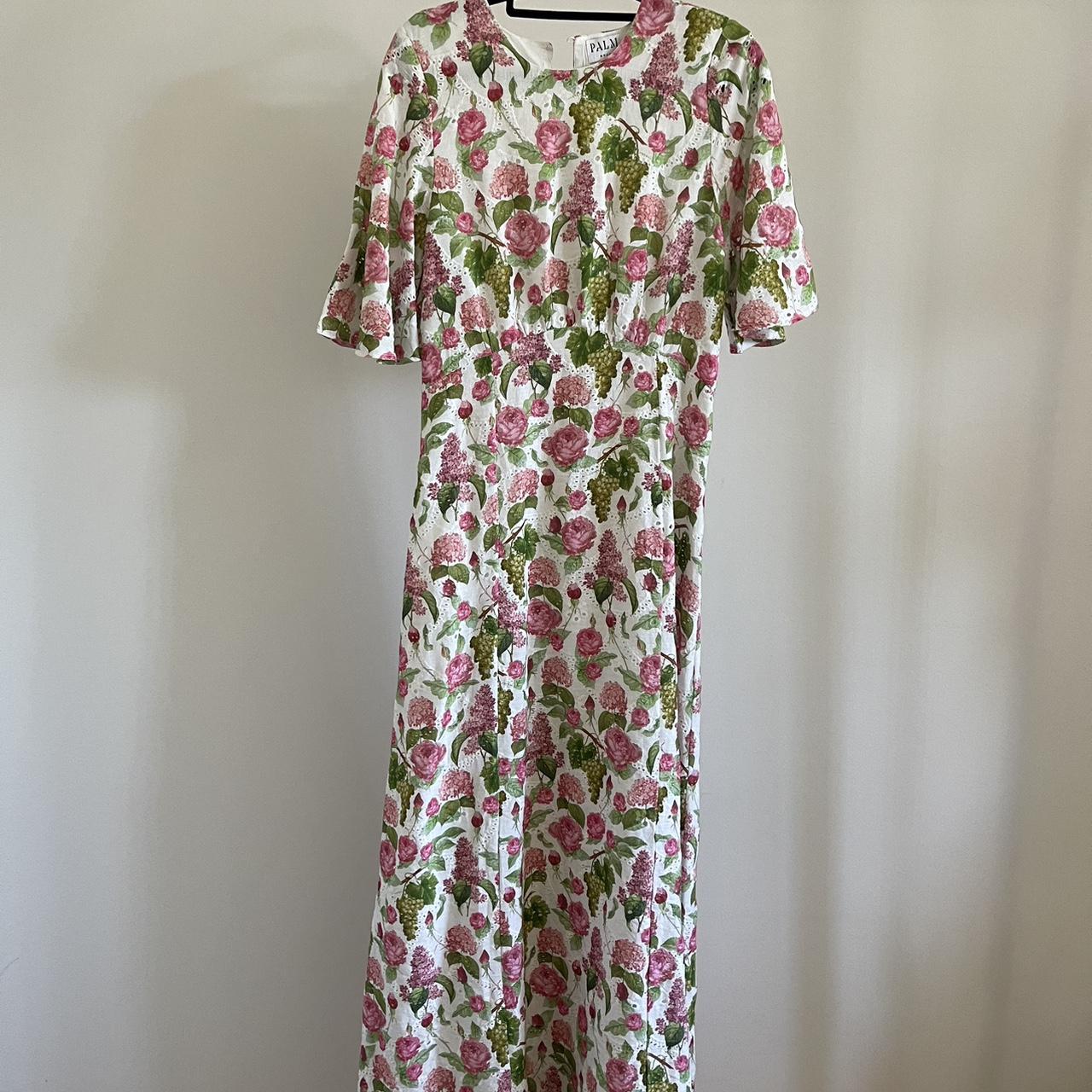 Palm Noosa floral broderie dress Size... - Depop