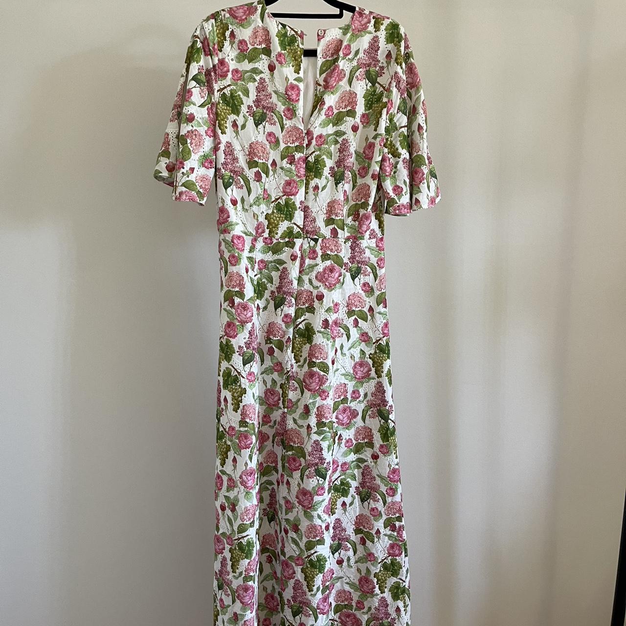 Palm Noosa floral broderie dress Size... - Depop