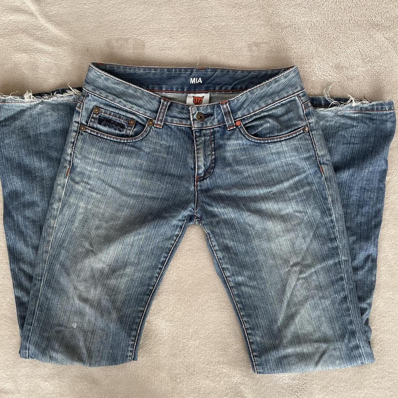 vintage mooks low waist, flare jeans 🍊 - obvious... - Depop