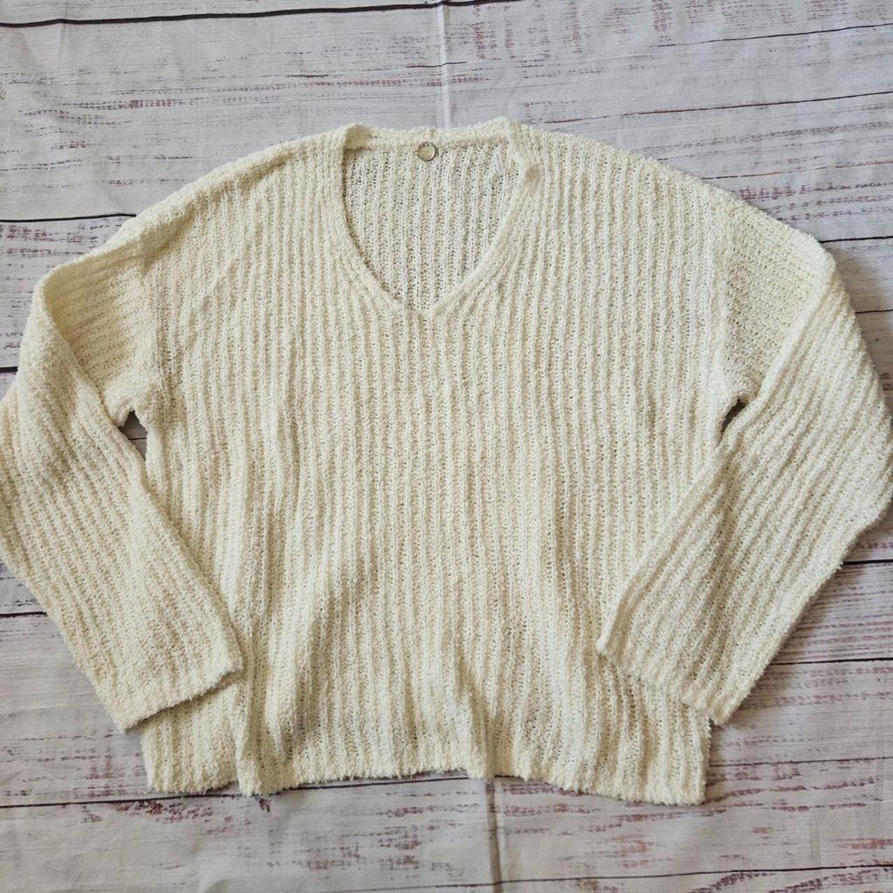 Source Unknown Women's Sweater - Cream - M – Marg… - image 1