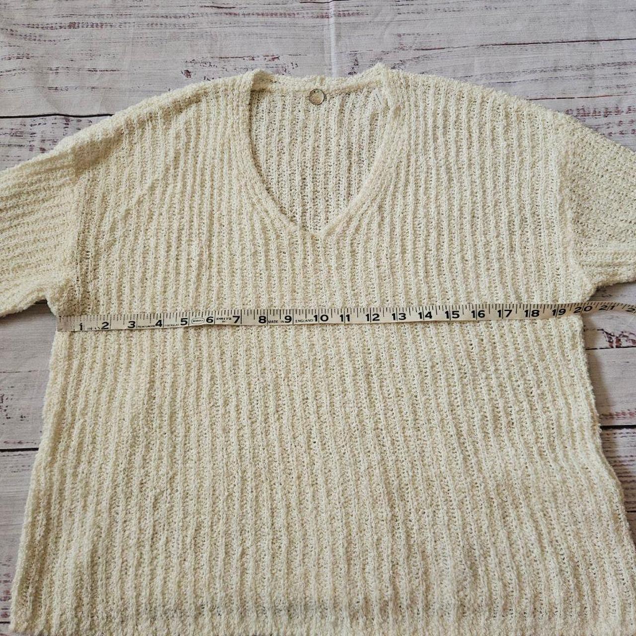 Source Unknown Women's Sweater - Cream - M – Marg… - image 5