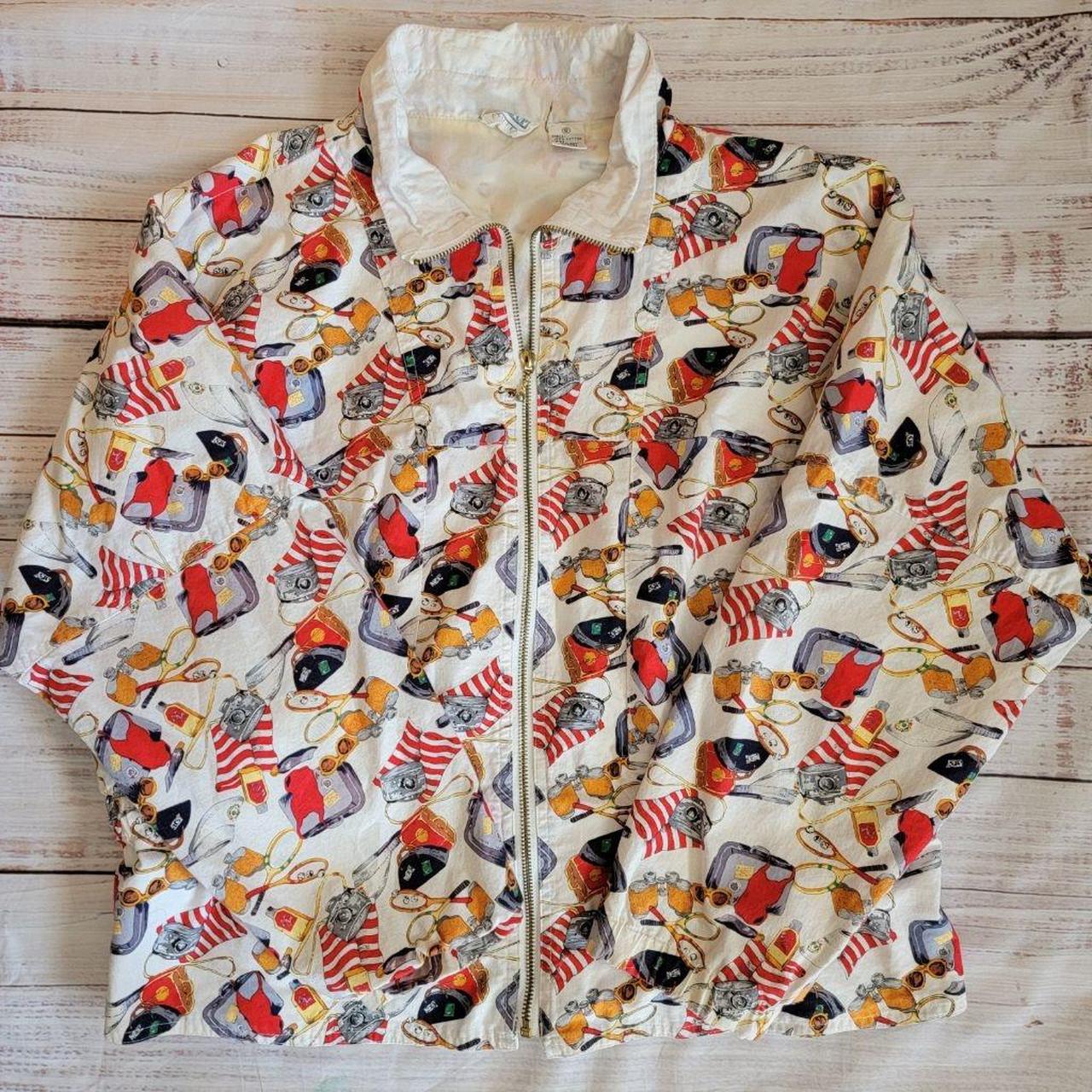 Source Unknown Women's Jacket - White/Red - S – V… - image 1