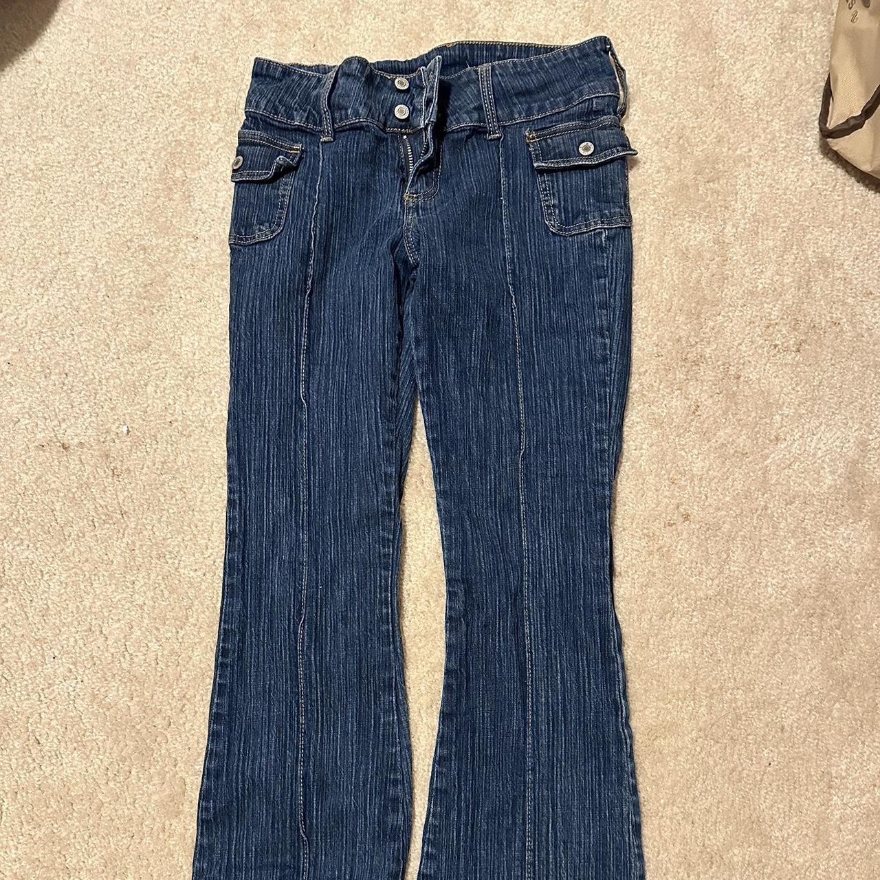 brandy melville agatha jeans. worn once or twice,... - Depop