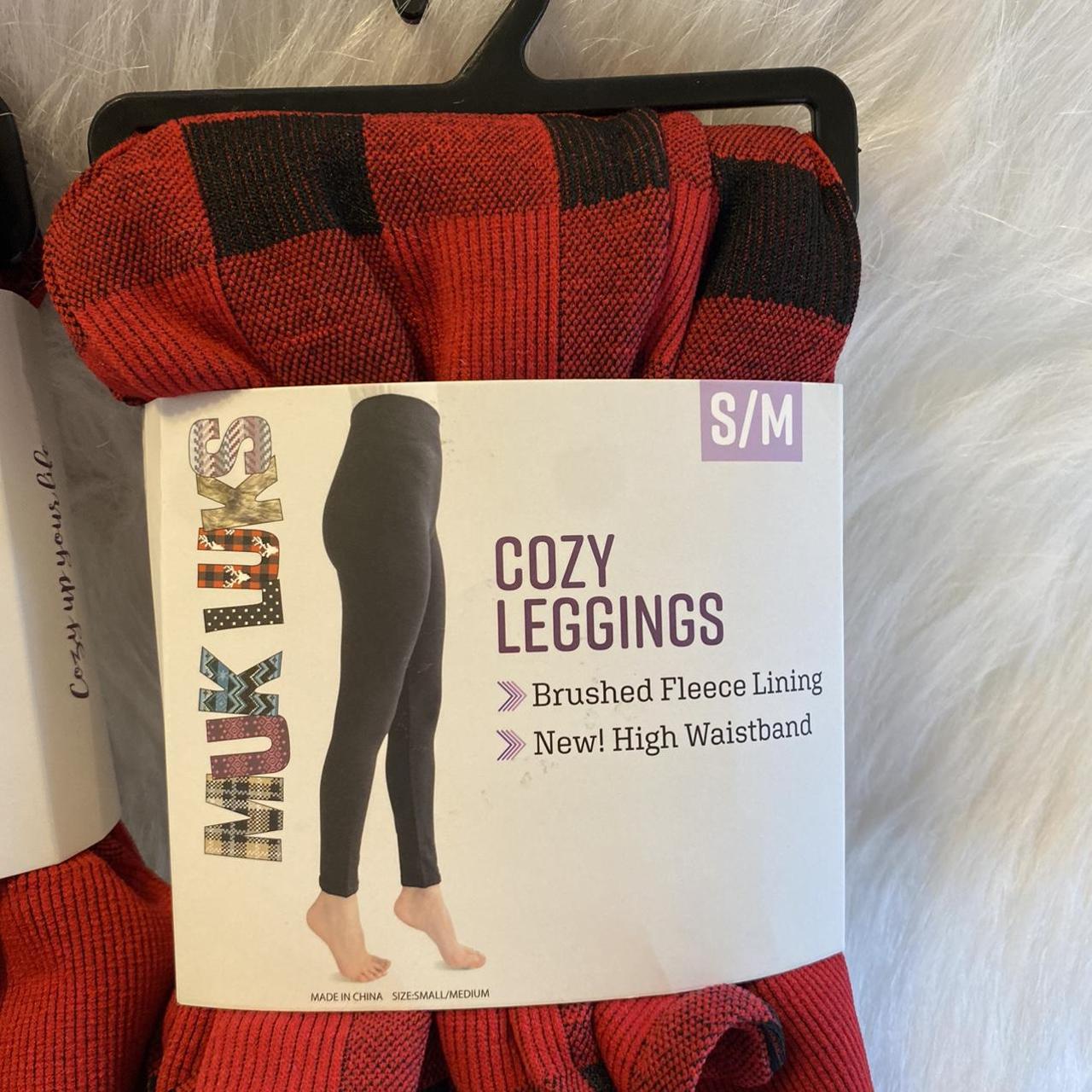 Muk Luks Plaid Leggings Women's Size S/M Legging - Depop