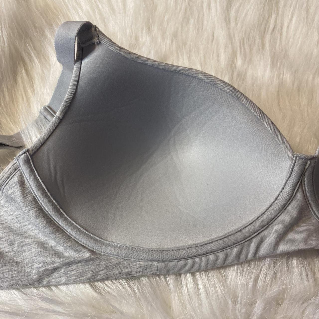 Bali Bra Womens Size 36DD Grey Lightly Lined