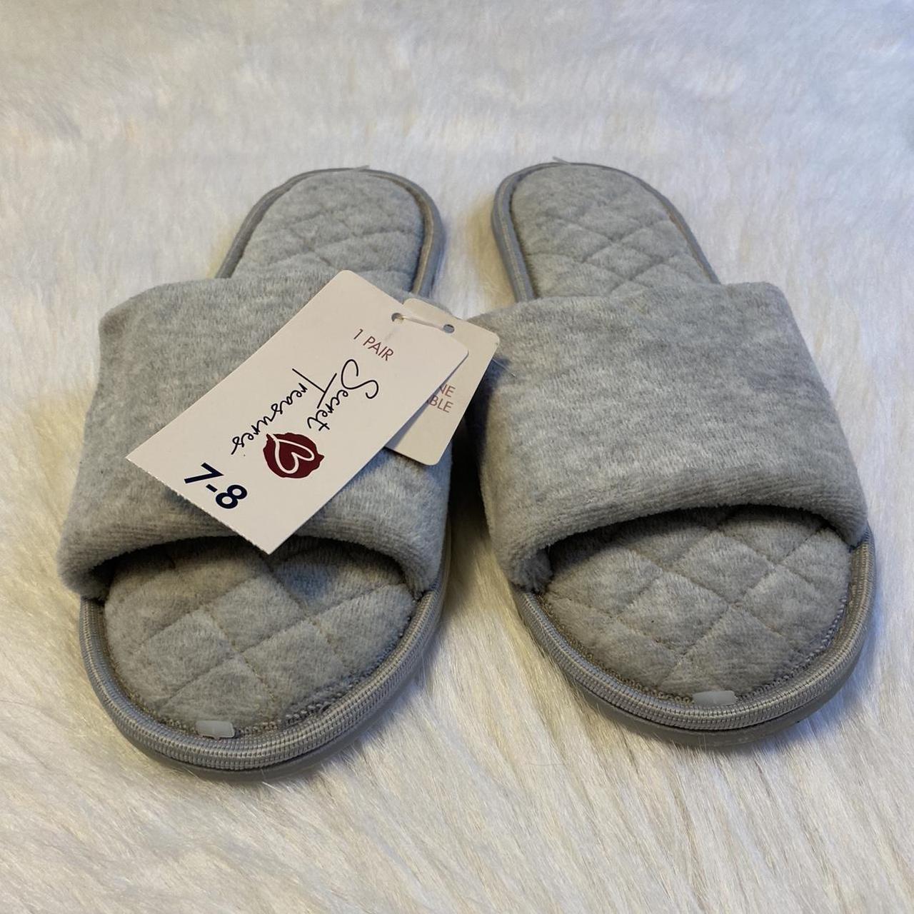 Secret treasures slippers online gray