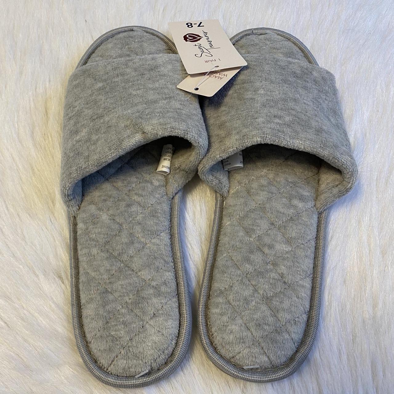 Secret treasures slippers discount gray