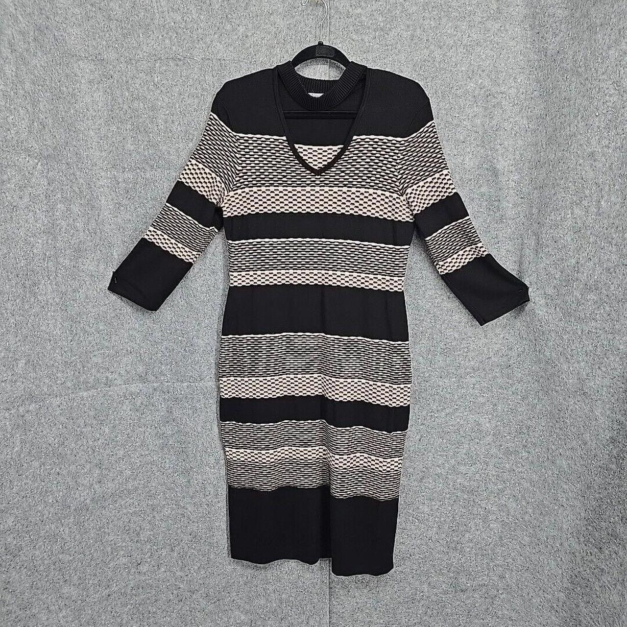 Danny Nicole Womens Sweater Dress XL Black Knee. Depop