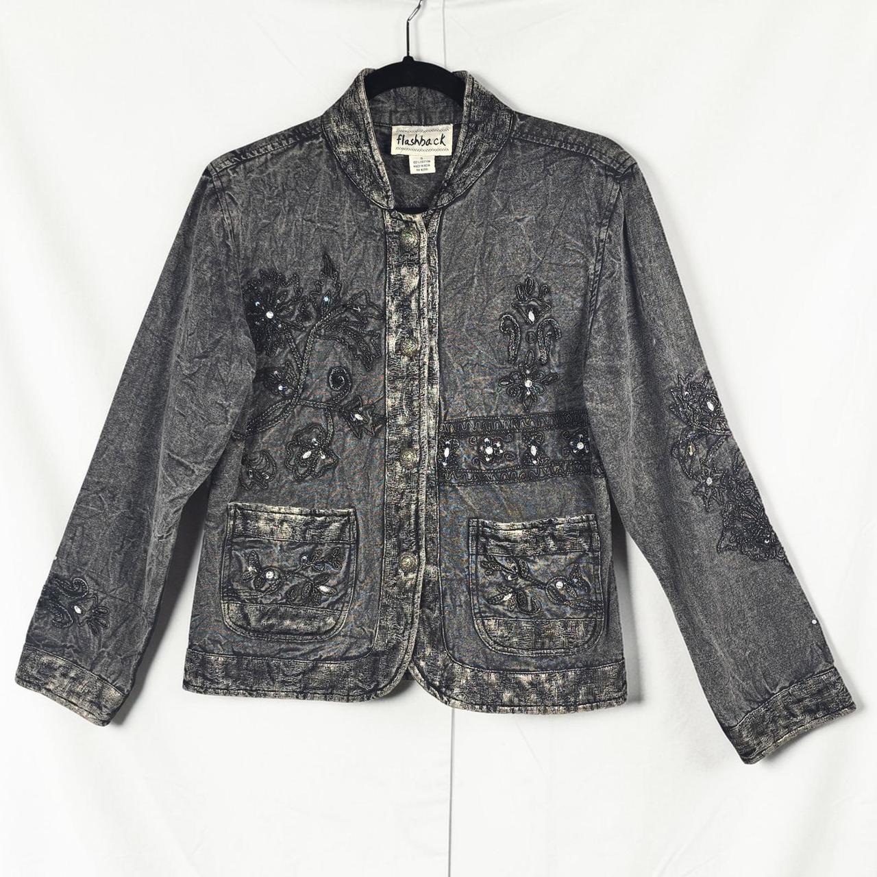 Throwback. Women's Lightweight Jacket - Grey/Blac… - image 1