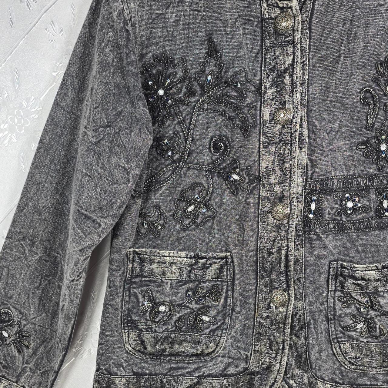 Throwback. Women's Lightweight Jacket - Grey/Blac… - image 7