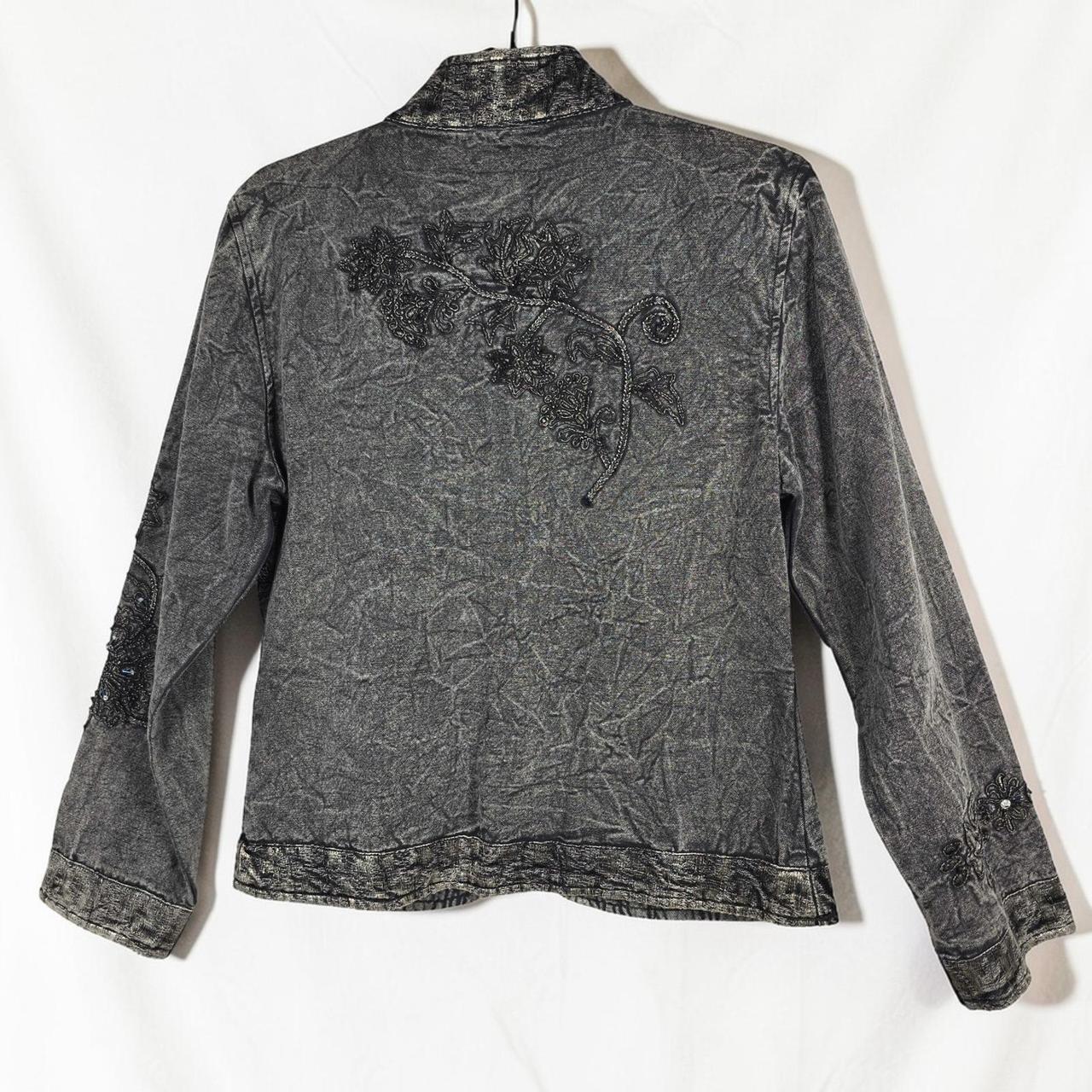 Throwback. Women's Lightweight Jacket - Grey/Blac… - image 2