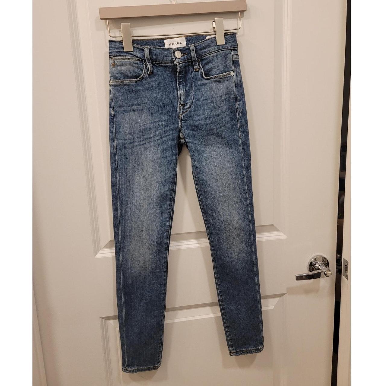 FRAME Le High Light Wash With Mid Rise Skinny newest Leg Jeans Size 26