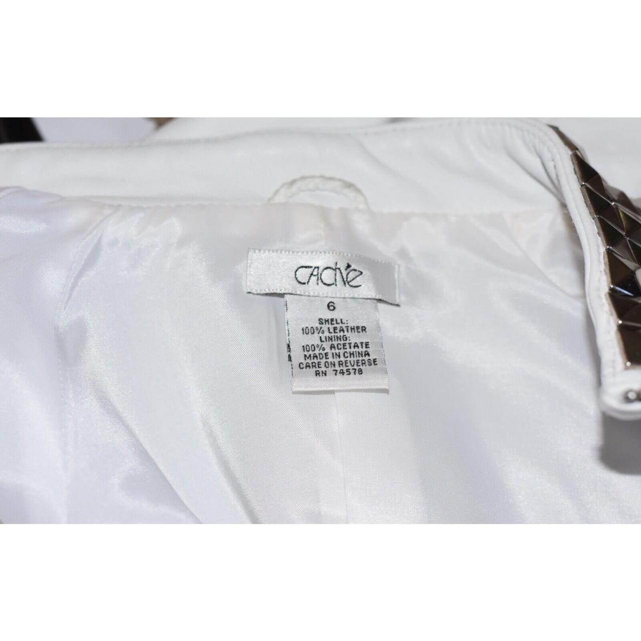 Cache Women's Jacket - White/Silver - 6 – Cache W… - image 4