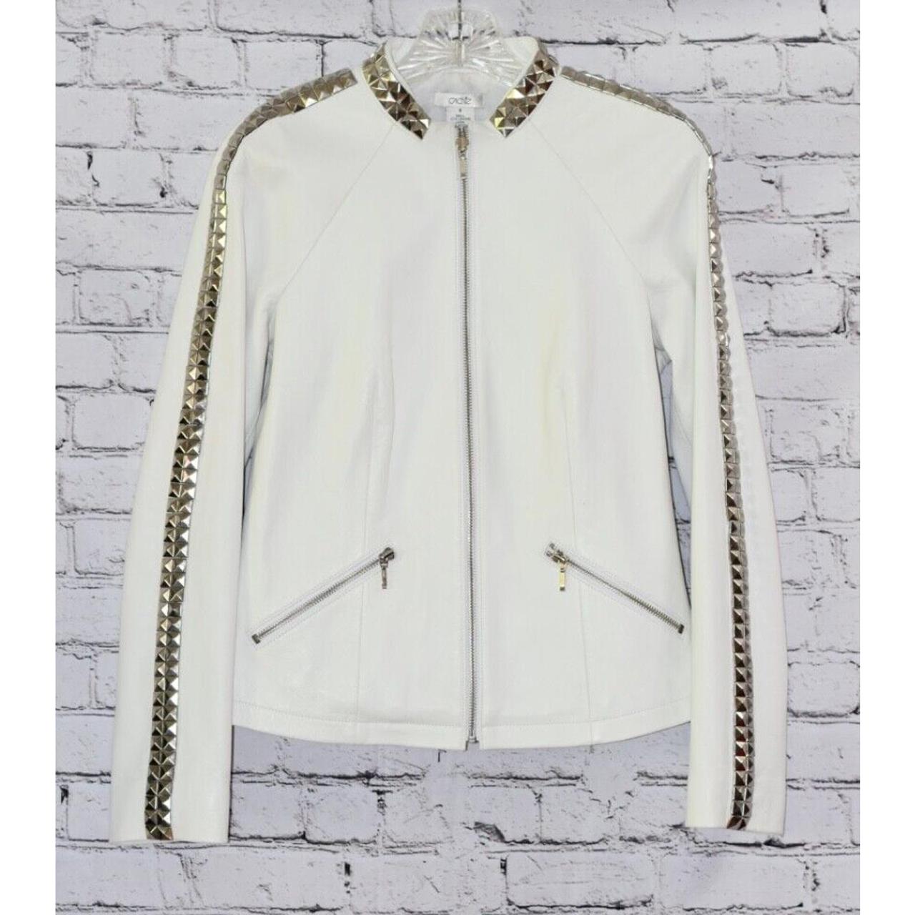 Cache Women's Jacket - White/Silver - 6 – Cache W… - image 1