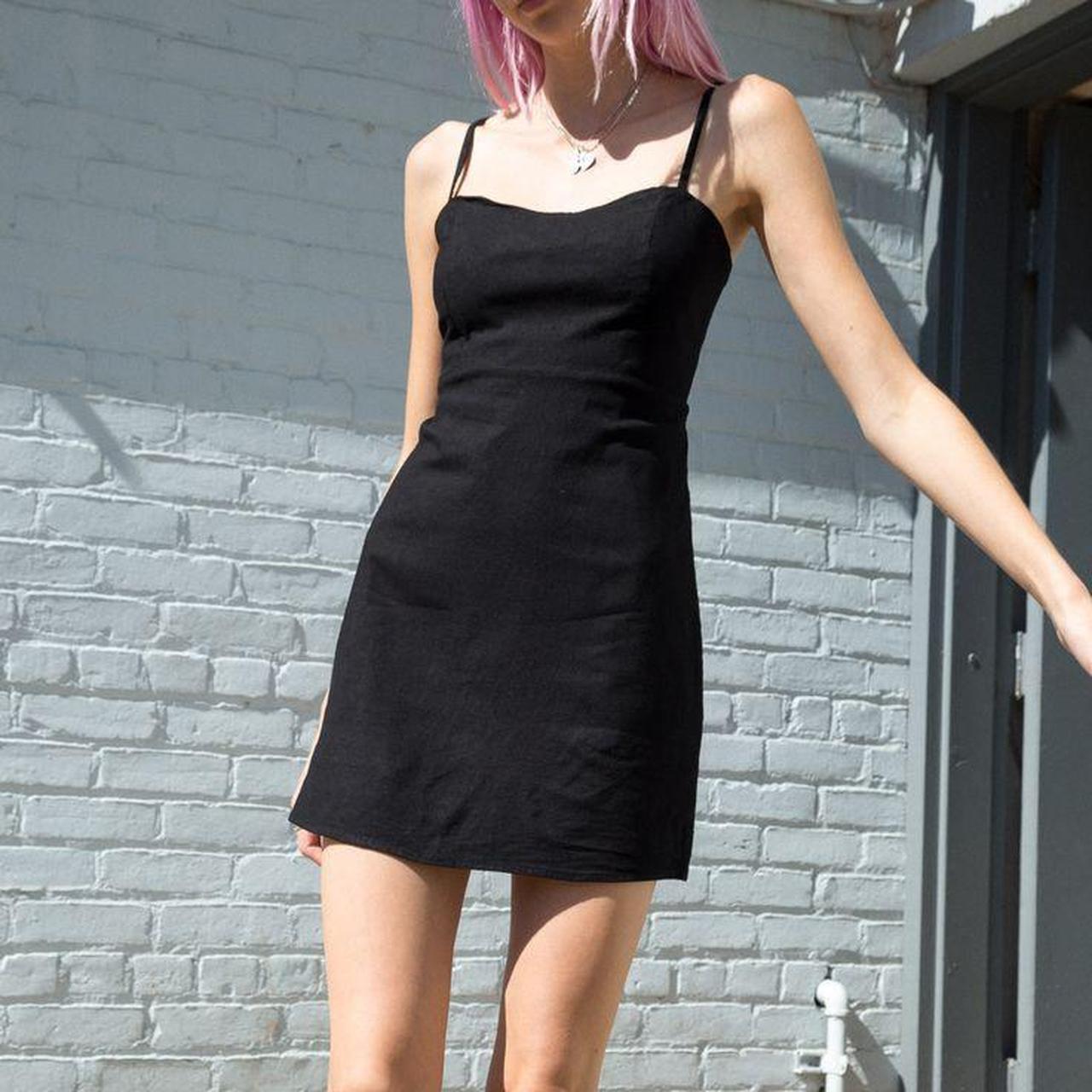 Brandy Melville Women's Navy Dress Depop