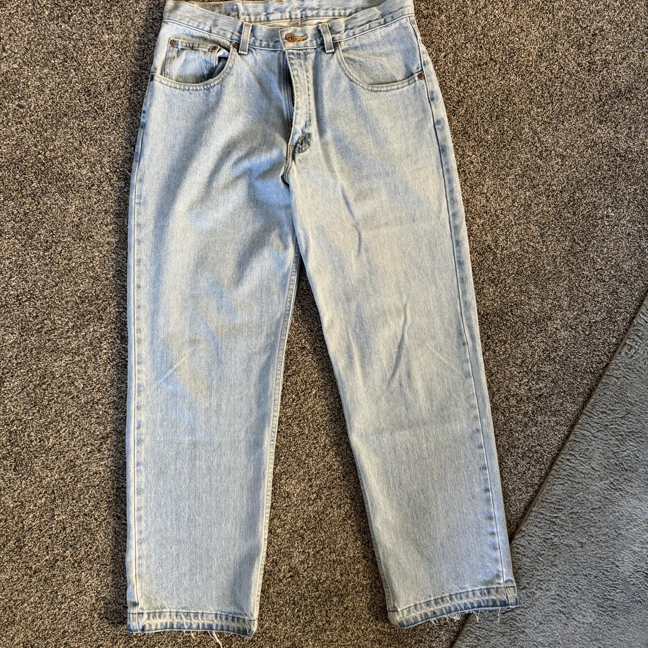 DISTRESSED BAGGY VINTAGE JEANS arizona brand vintage... - Depop