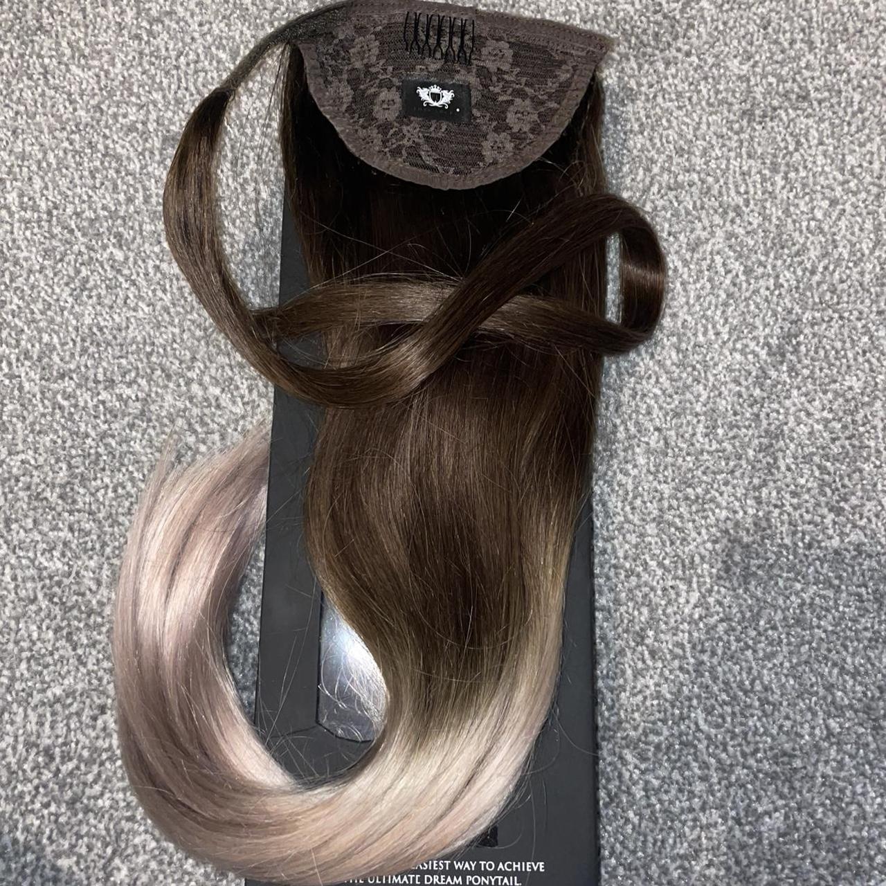 100 real luxury human hair. Foxy Locks clip in... Depop