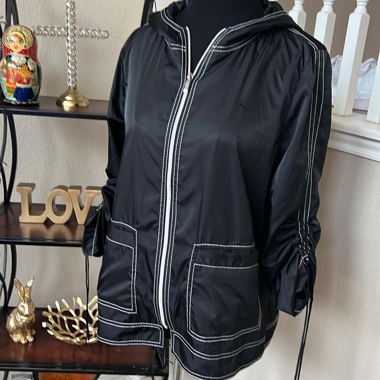 Chicos Woman Rain Jackets Light Weight Jacket Size 1 Depop