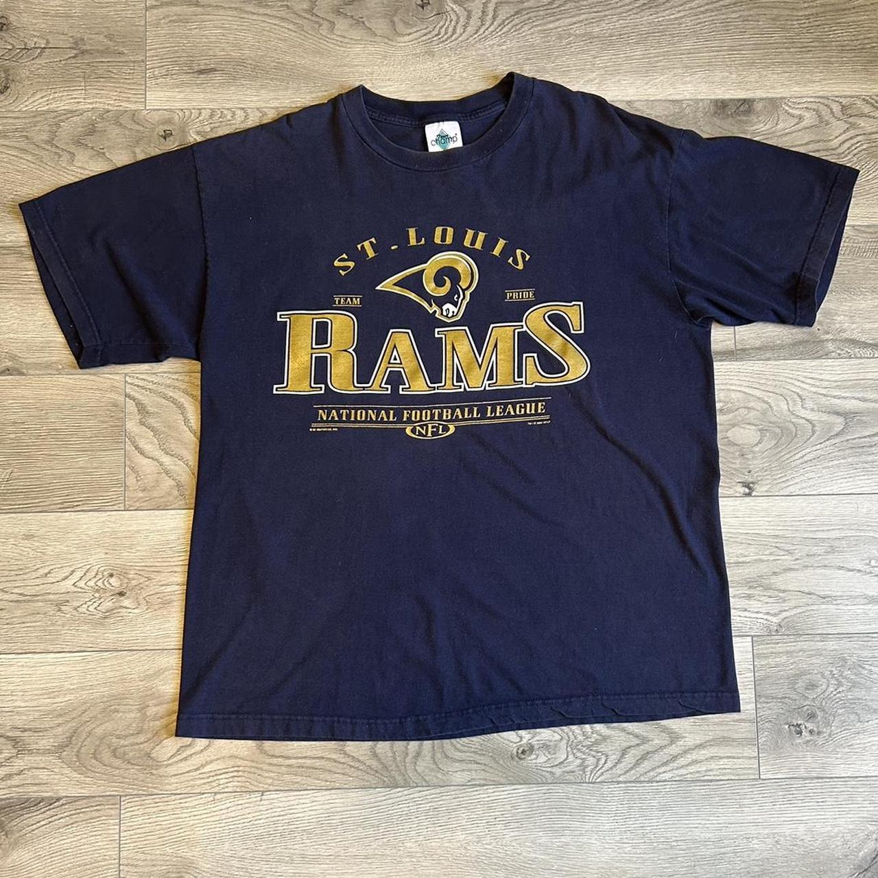 Vintage St. Louis Rams NFL Early 2000's T-Shirt / - Depop
