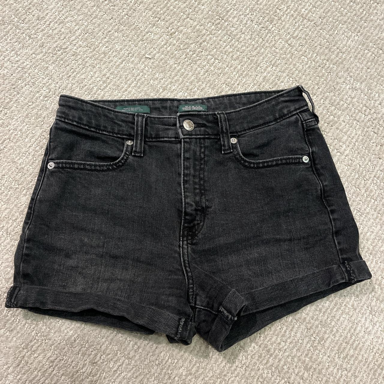 Target Women's Black Shorts | Depop