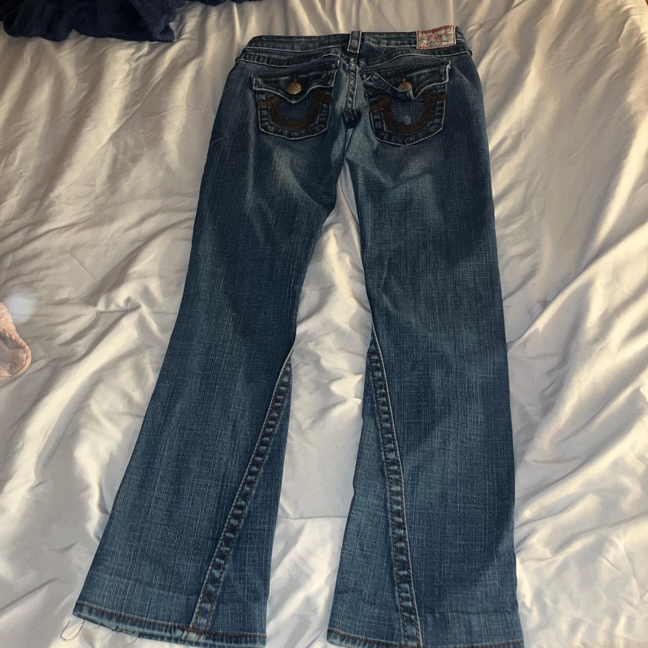 Low rise bootcut True religion jeans Worn twice... - Depop
