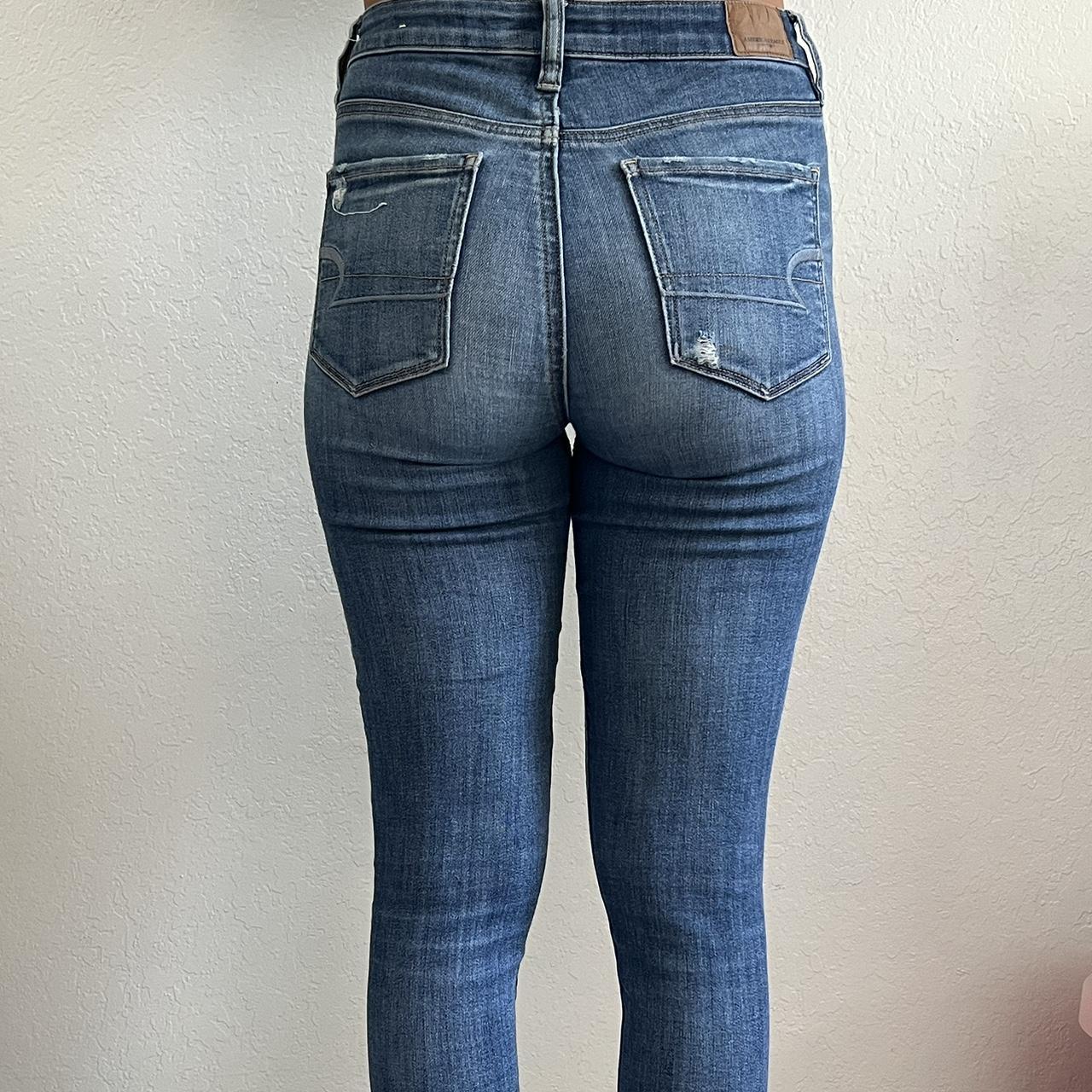 American Eagle Super High Rise Jegging Super super... - Depop