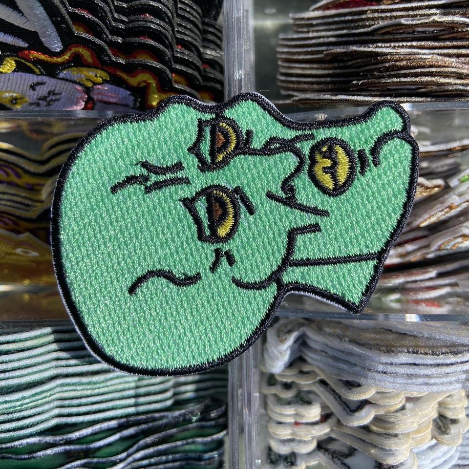 Handsome Squidward Clothing Patch. Iron On Sew On Embroidered Patches. –  Madhattersdiary6