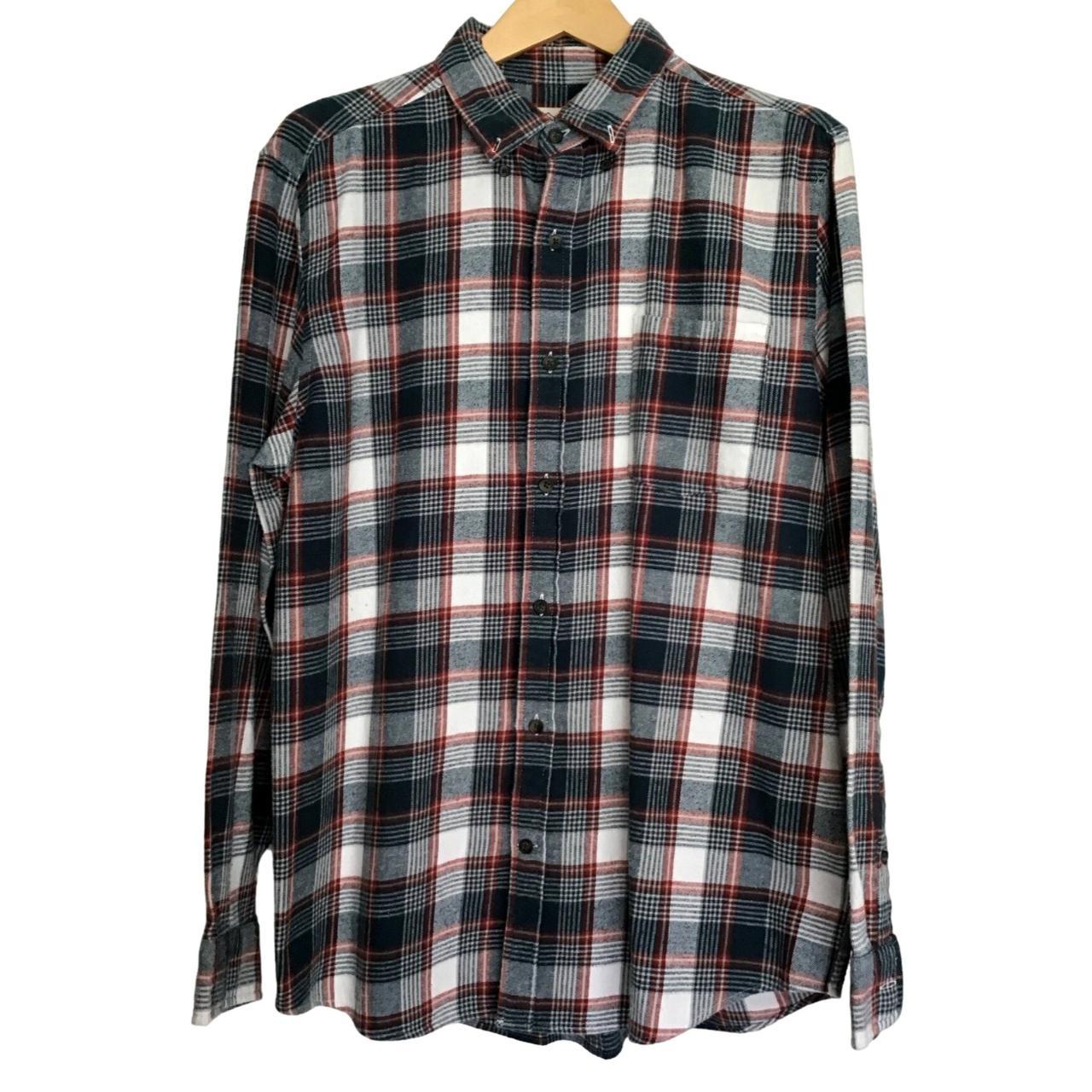 This button-down flannel shirt from ST. JOHN'S BAY... - Depop