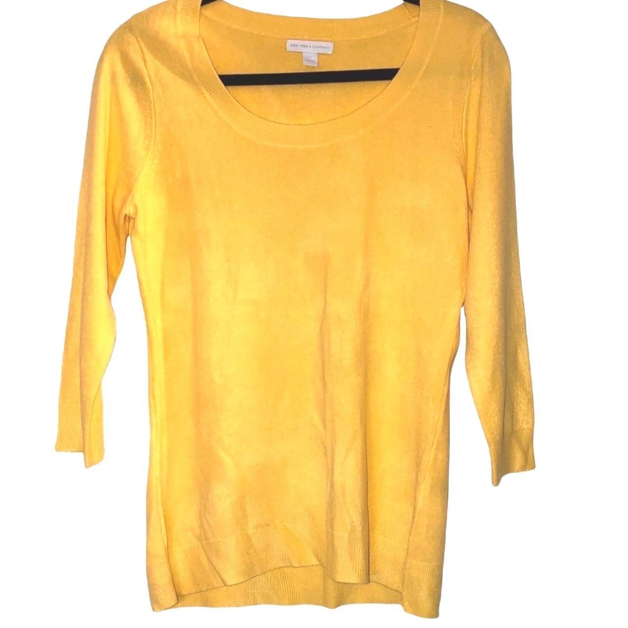 Women's Yellow Jumper Depop