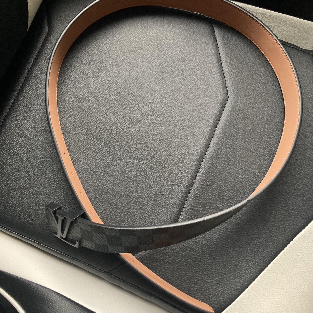 mens black louis vuitton belt
