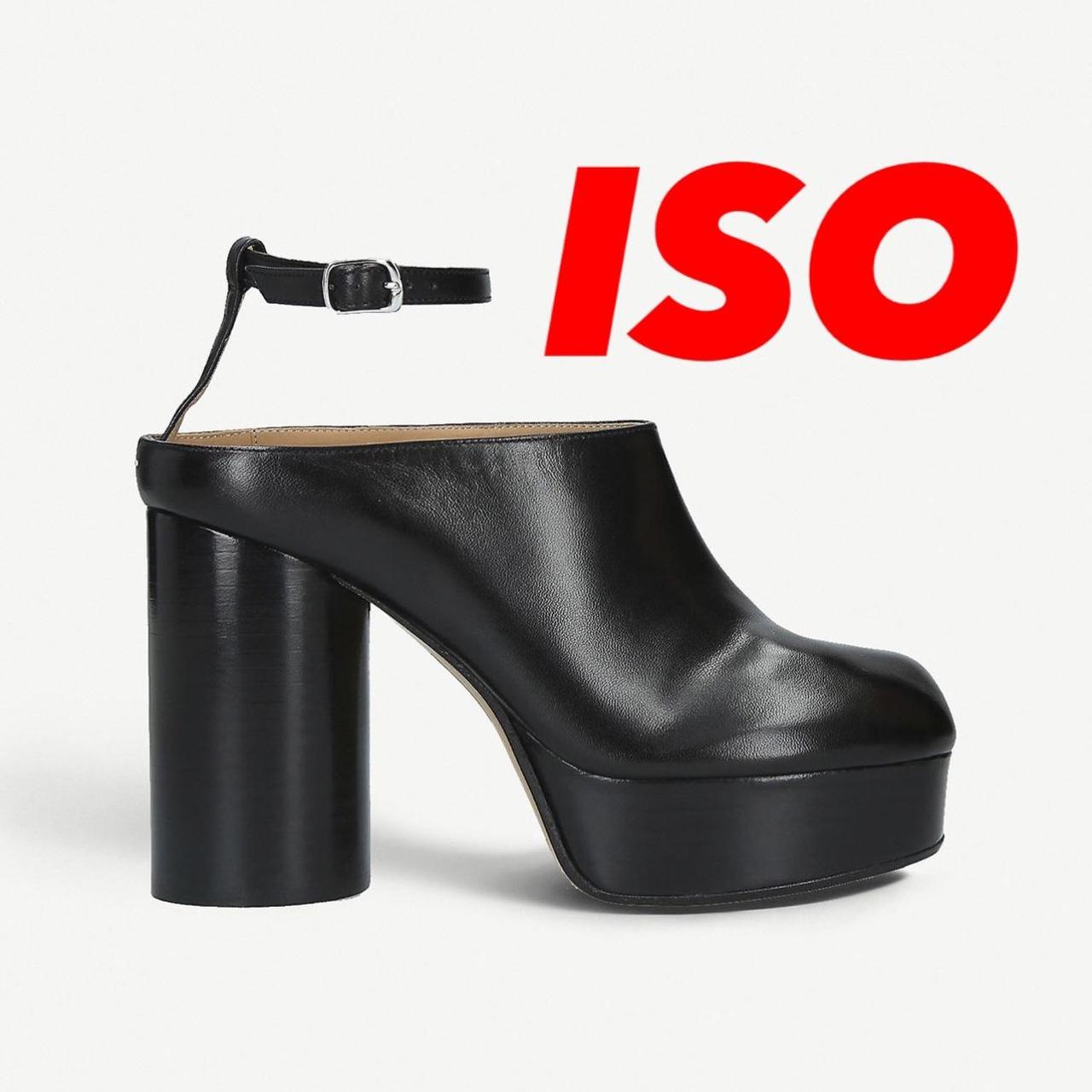 ISO Black platform Tabi mules size EU 41. Other