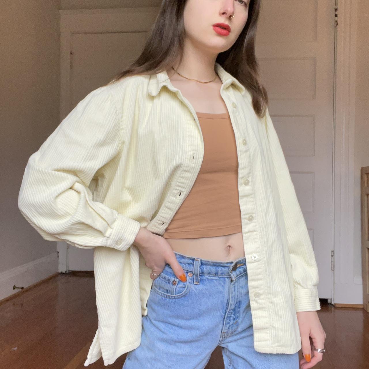 Blair Women's Yellow Shirt | Depop