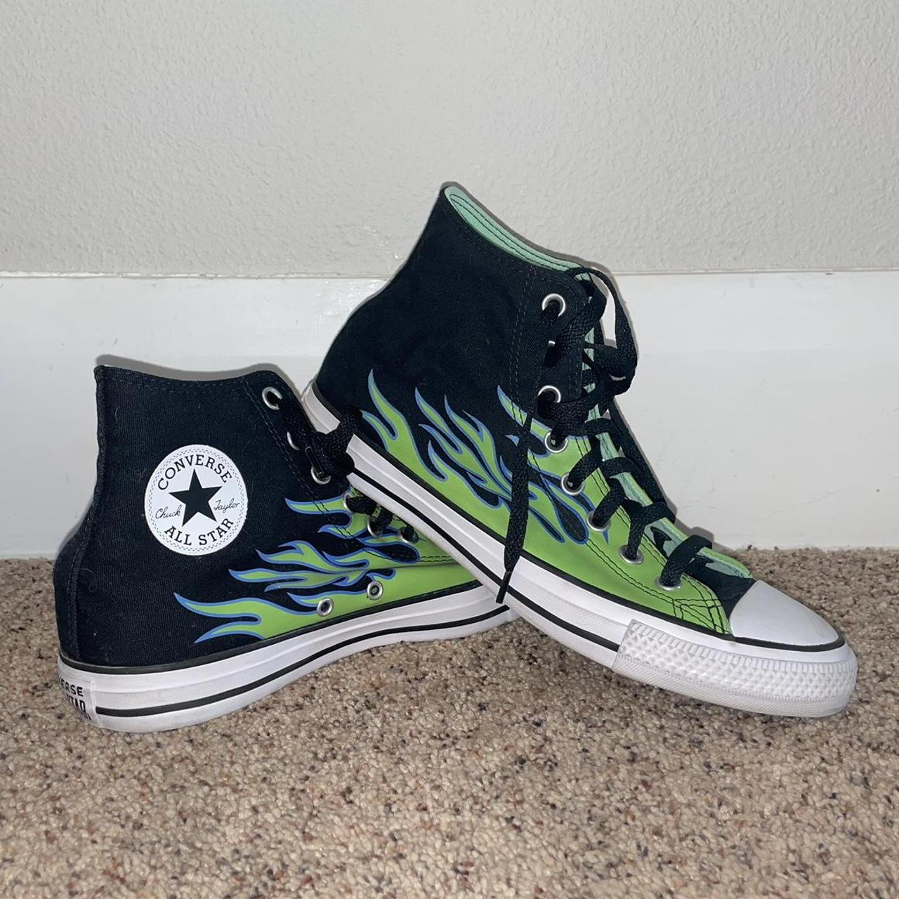 converse green flame