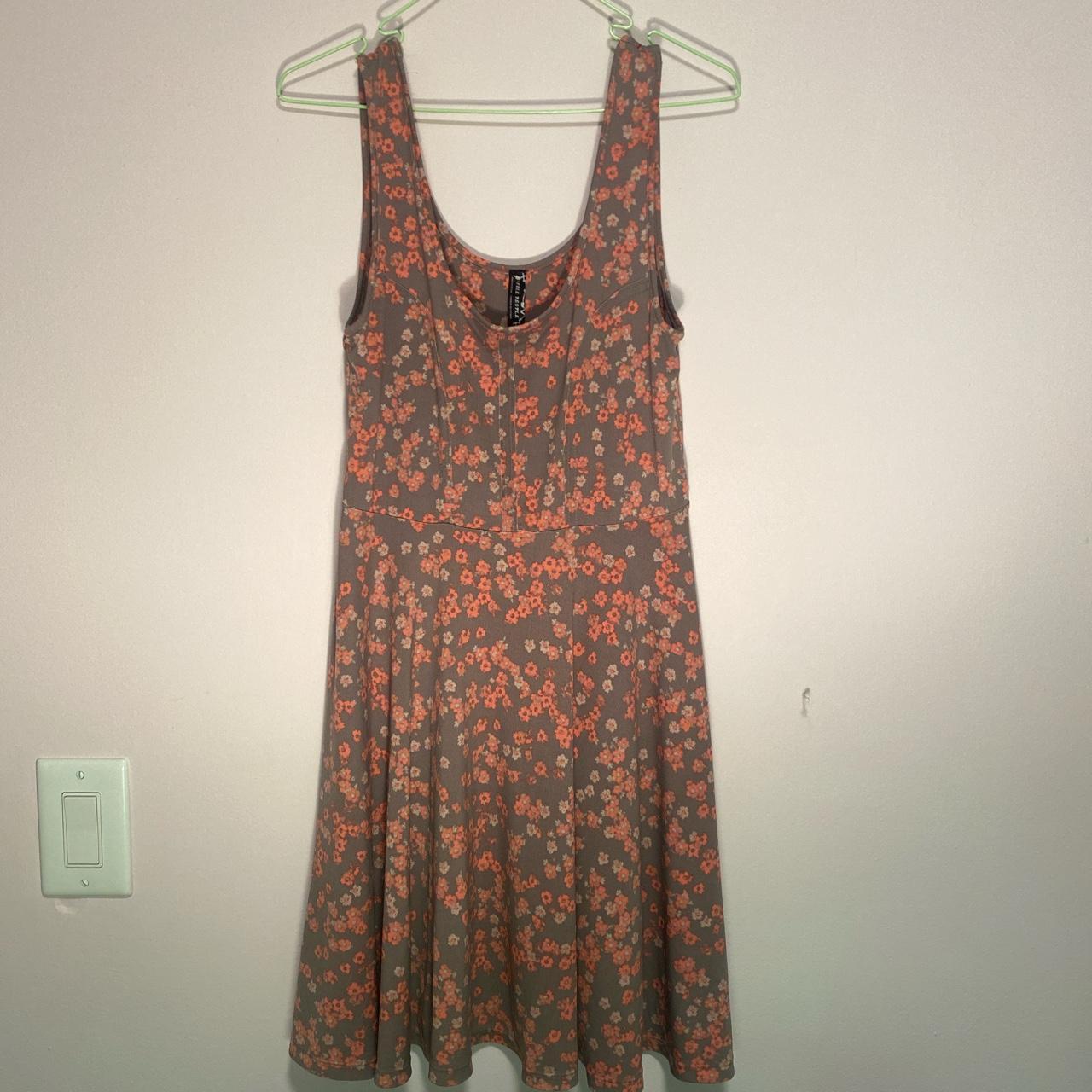 🌸 free people cherry blossom floral dress so comfy... - Depop