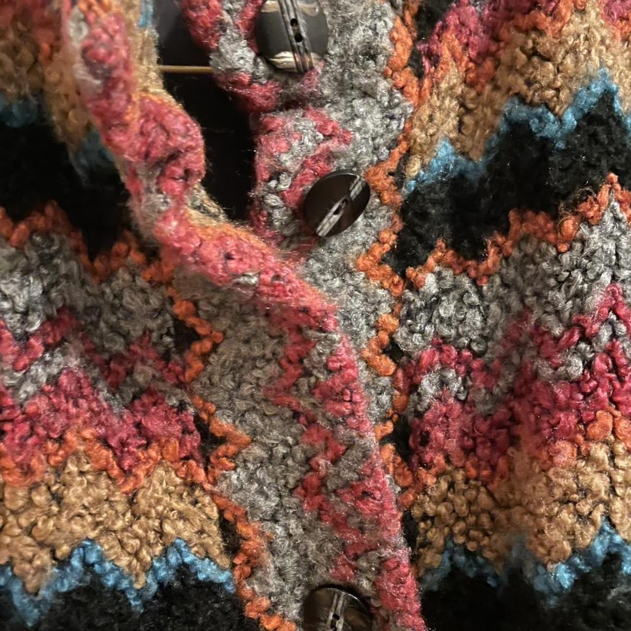 Women's Jacket - Multi - S – Brown and multi-colo… - image 3