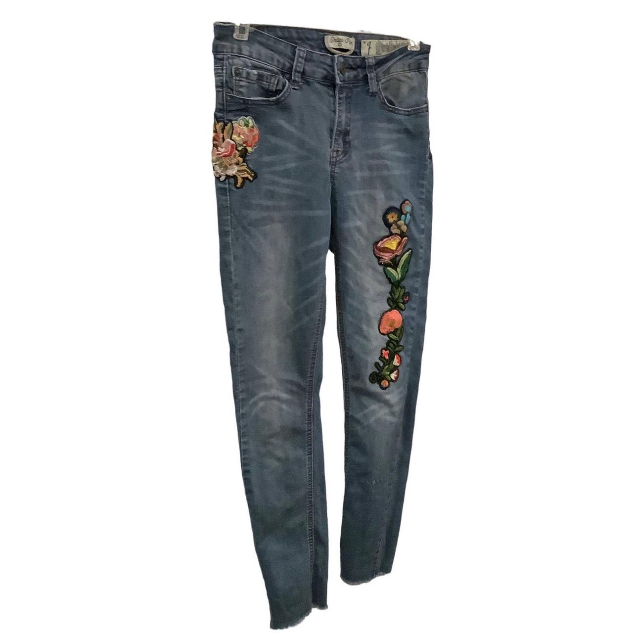 Indigo rein hot sale patch jeans