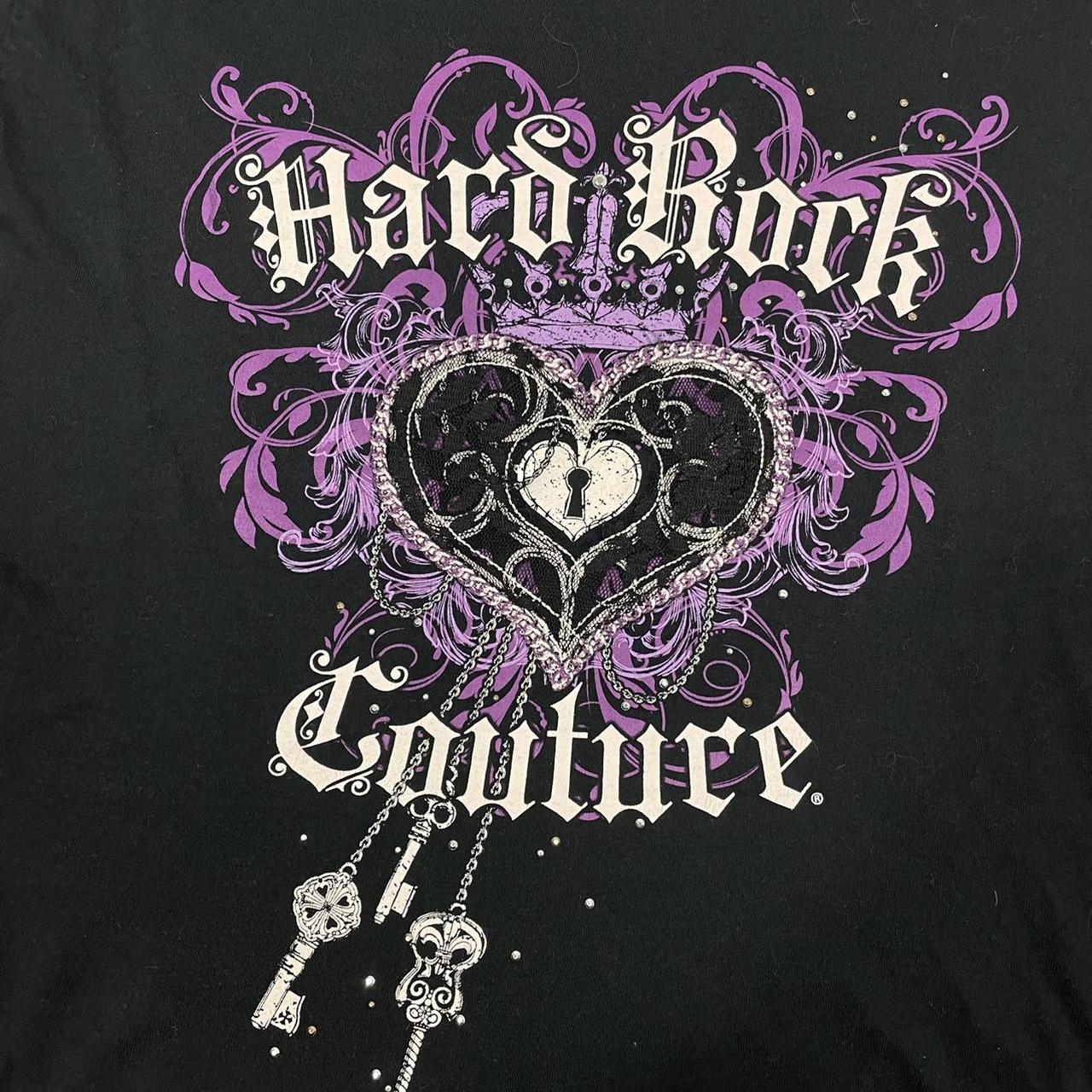 Hard Rock Cafe Women's Black and Purple T-shirt (3)