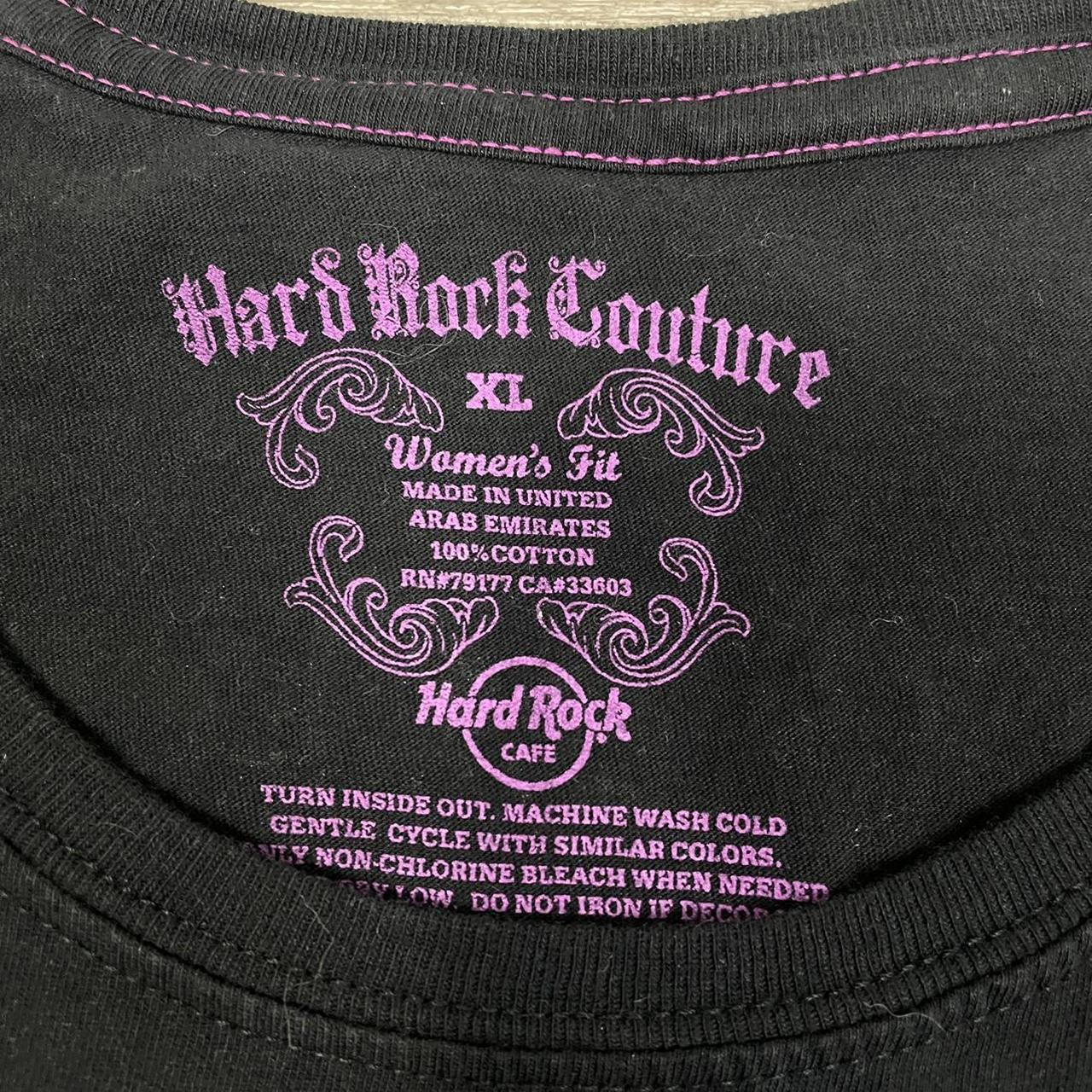 Hard Rock Cafe Women's Black and Purple T-shirt (4)