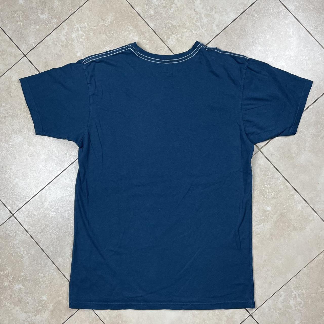 Billabong Men's White and Blue T-shirt | Depop