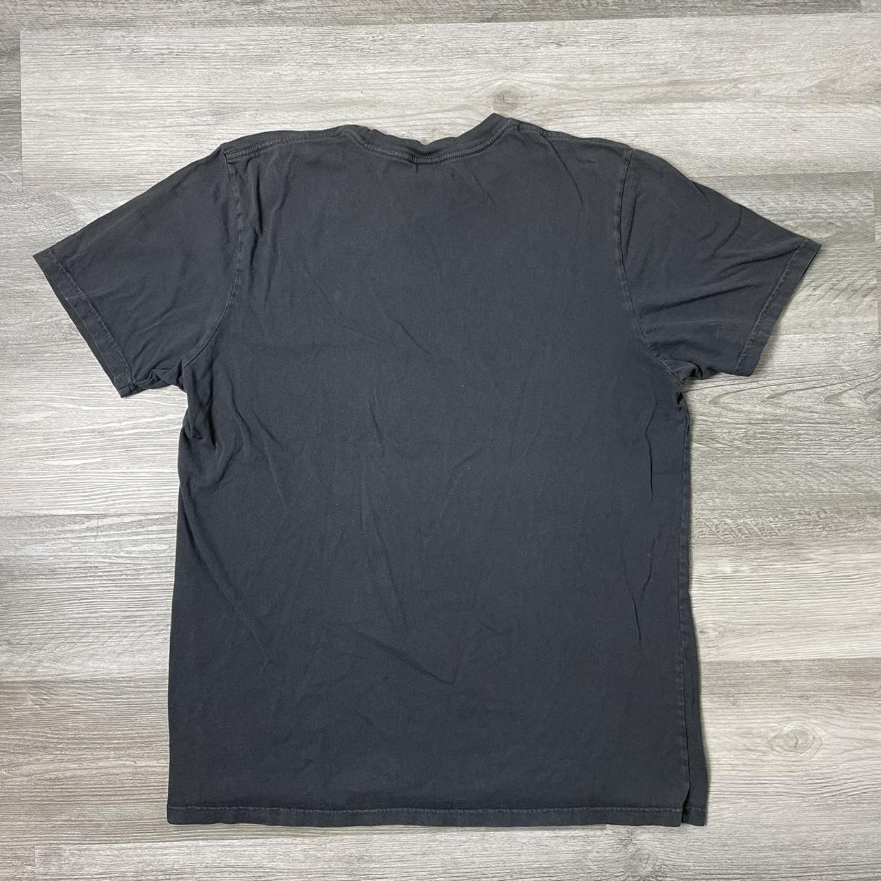 Lucky Brand Men's Black and White T-shirt | Depop