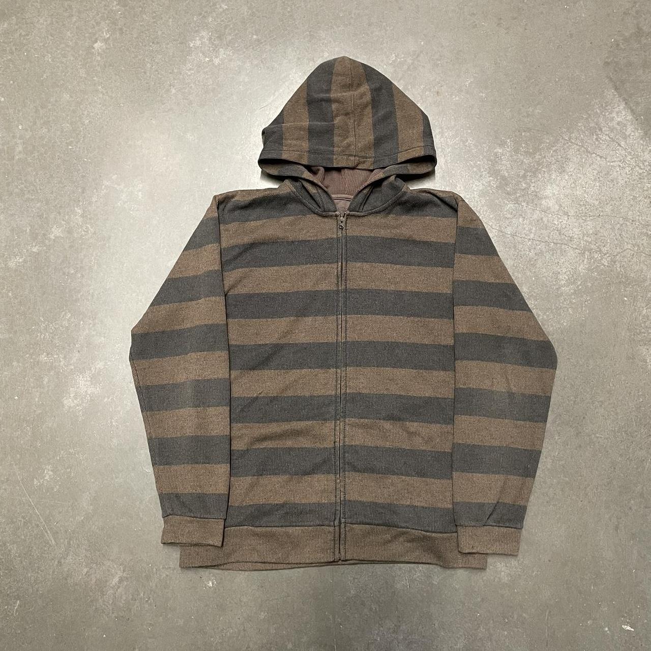 Hoodie y2k-zip - Depop