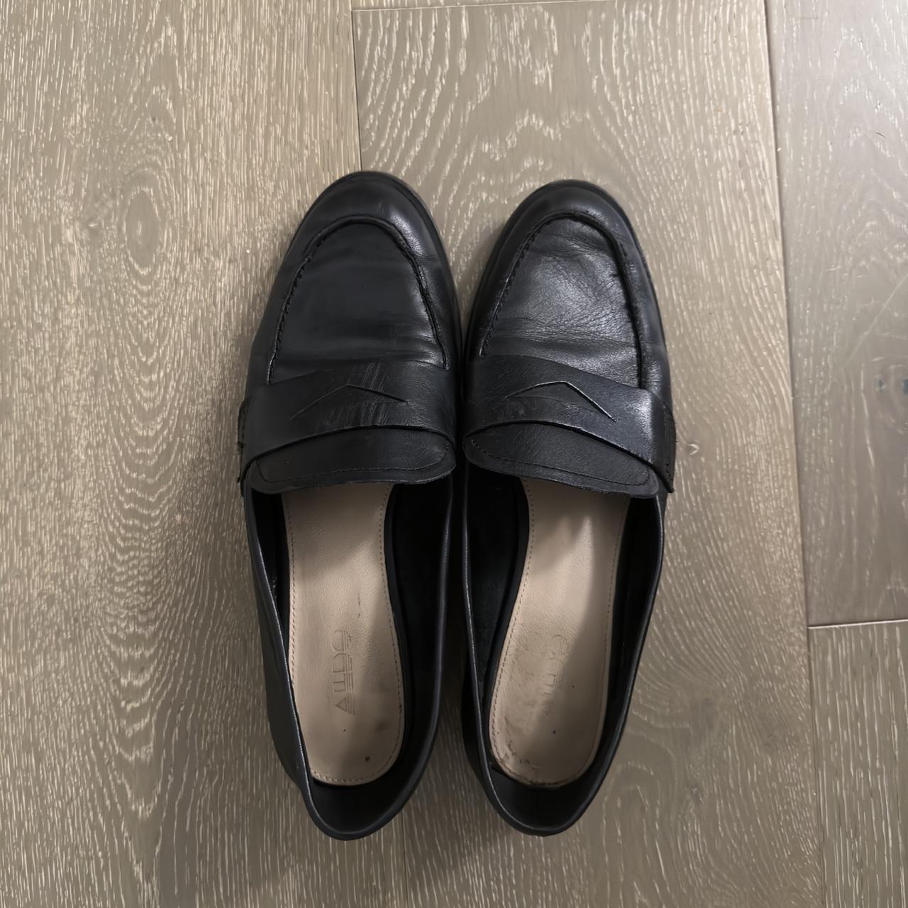 ALDO Women's Black Loafers Depop